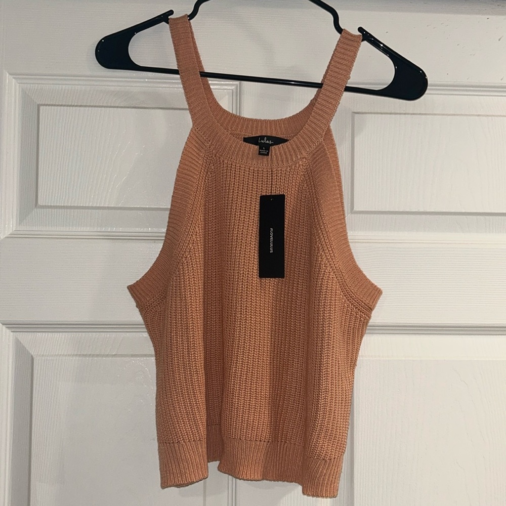 Rose Pink sweater tank!